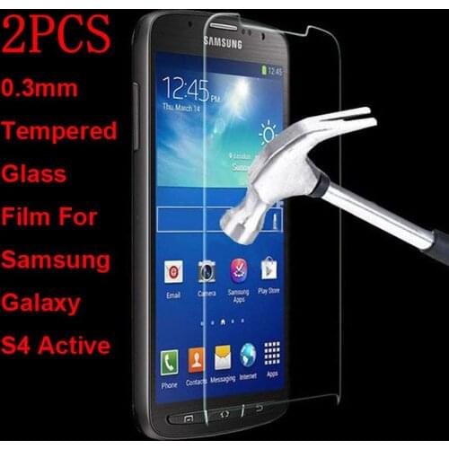 2PCS Tempered Glass For Samsung Galaxy S4 Active i9295 Screen Protector protective film For Samsung Galaxy S4 Active i9295 glass