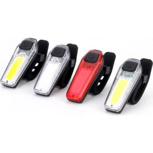 1PC New Five Flash Modes Bicycle LED Waterproof Taillight USB Charging Night Ride Bike Safety Warning Light Bike Accessories