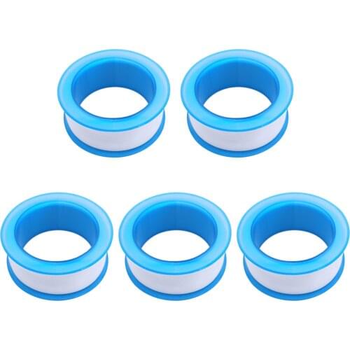 5rolls Industrial Sealant Portable For Plumber Home Durable Easy Apply Practical Removable Universal Thread Tape PTFE Leak Proof