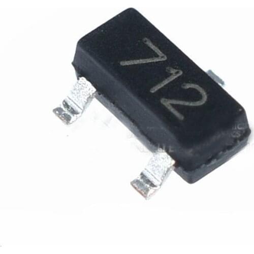 50pcs/lot PSM712-LF-T7 SM712.TCT chip SOT23 lightning and static protection diode