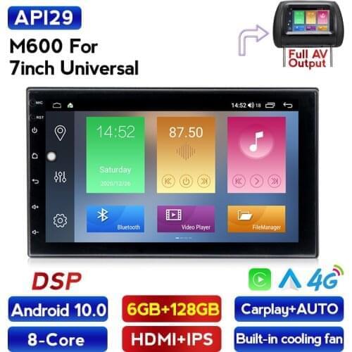 MEKEDE Android Autoradio RDS 6GB+128GB Car Radio GPS Navigation Universal Auto Radio 4G LTE WIFI 2Din Central Multimidia Player