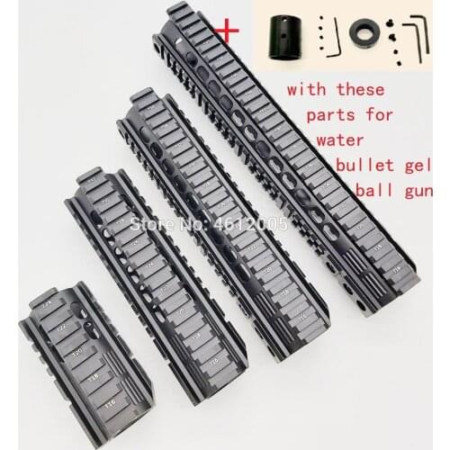 Noveske Quad Rail for water gel bullet gel ball gun toy 4 weaver picatinny Rail Handguard QD Swivel Housing jinming gen8 m4a1
