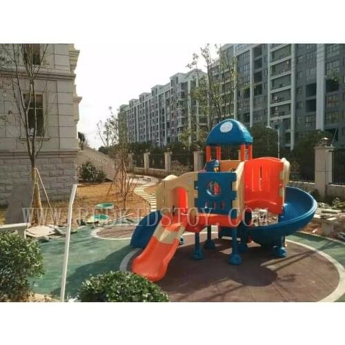 Exported to Thailand Safety Nursery Plastic Playground CE Certified HZ-70214c 23 Years' Manufacturer