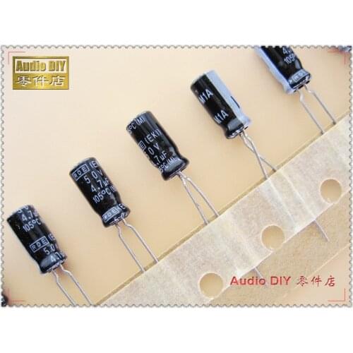 20PCS/100PCS EKI Series 4.7uF 50V 50V4.7UF Low Leakage Electrolytic Capacitor