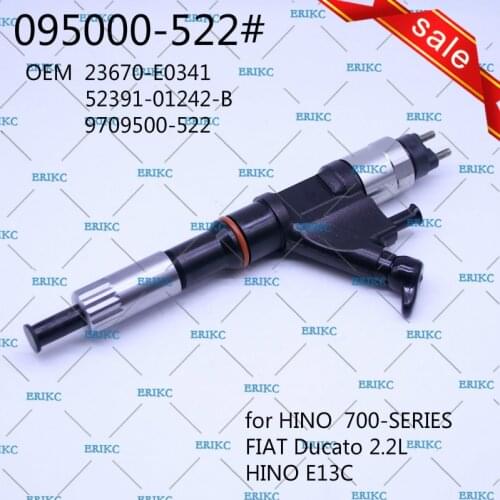 ERIKC 5223 Common Rail Injector Assy 095000-5223 (52391-01242-B) Auto Engine Diesel Fuel Injectors 0950005223 for Denso