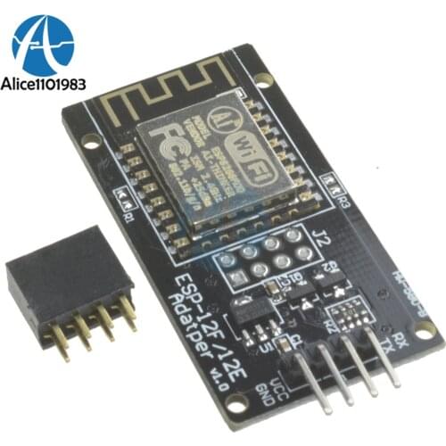 ESP8266 ESP-12F Serial Wifi Transceiver Adapter Module V1.0 for Arduino UNO R3 AT Command 5V AP 802.11 b/g/n 2.4GHZ WPA2 DIY KIT