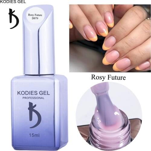 KODIES GEL Nude Color Gel Nail Polish 15ML UV/LED Lamp Lak Semi Permanent Vernis Nail Supplies for Professionals Bargains Gellak