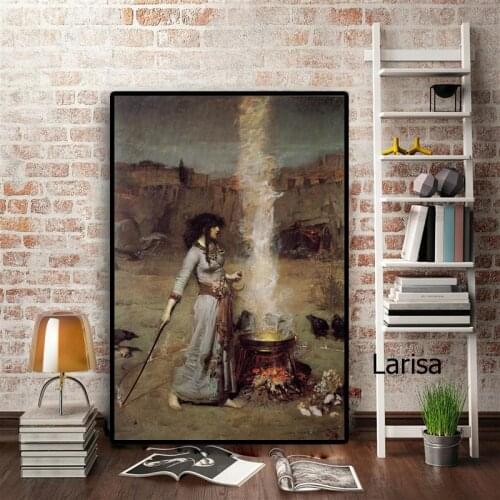 Pictures for Home Design Vintage Poster Retro Decor for Home Female Paintings for Interior Wall Loft Prints Room Decor