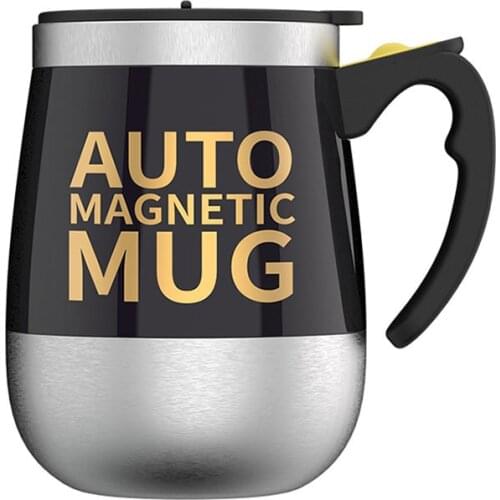 Creative Automatic Self Stirring Magnetic Blender Mug Stainless Steel Coffee Milk Mixing Cup Blender Mixer Cup Birthday Gift