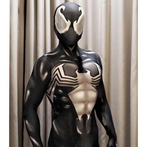 Anime Symbiote Lycra Spandex 3D Print Halloween Costume Cosplay Bodysuit Superhero Costume Zentai Swimming Suit