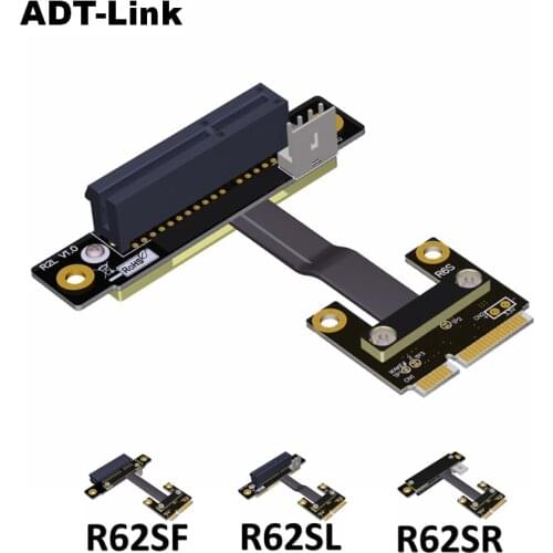 Mini PCI-e mPCIe WAN WiFi To PCIe x4 PCI-E 4x Riser adapter cards Gen3.0 Mini-PCIe Ribbon cable Mini pci e for WIFI card