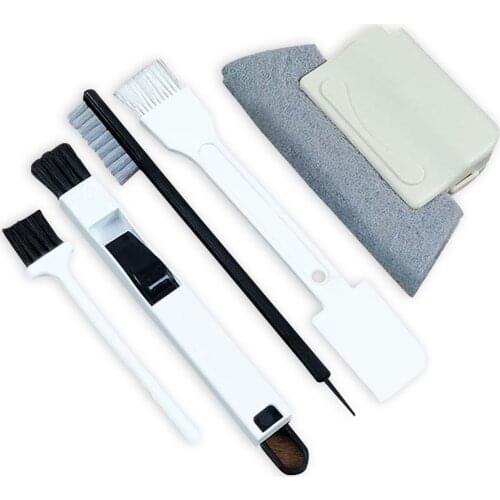 Multifunctional Window Groove Clean Brush Computer Sliding Door Track Crevice Cleaning Brush Groove Dust Shovel Cleaning capable