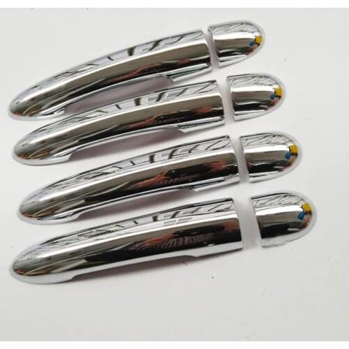 For Renault SCENIC 2 II 2003 2004 2005 2006 2007 2008 2009 chrome Door handle catch cover Trim cap auto accessories