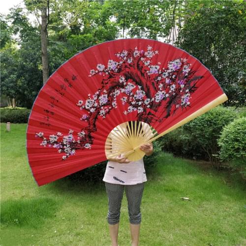 0.9m*1.7m Rice Hanging Wall Fan Super Hang Fan Decoration Sensu Folding Fan Technology Fan Cos Prop Fan Decoration Fan