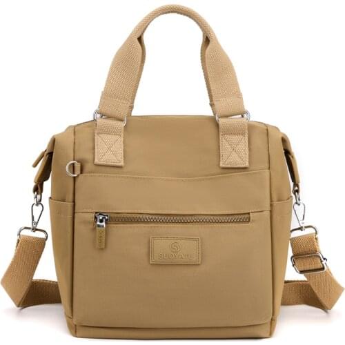 New Womens Square Shoulder CrossBody Bag High Quality Female Messenger Bag Handbag Nylon Girls Totes bag Purses