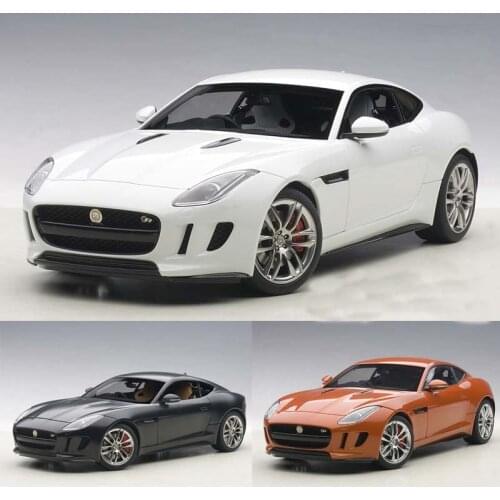 New 1:18 AUTOart For JAGUAR F-TYPE R COUPE 2015 Diecast Car Model Kids Gift Collection Ornament White Metal,Plastic,Rubber