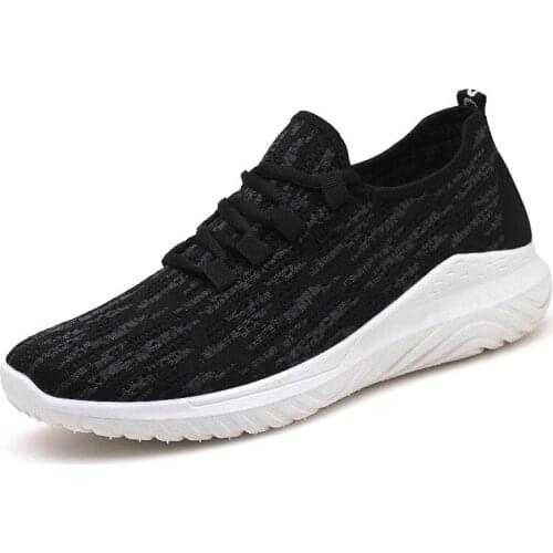 2021 Summer Autumn New Fashion Mens Vulcanize Shoes Breathable Mesh Lace-up Shallow Flat Casual Shoes Handsome for Sport