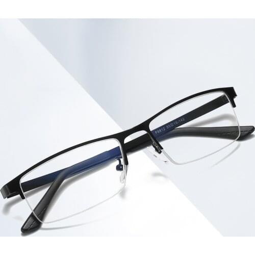 Mens Business Anti Blue Light Glasses Vintage Metal Frame Computer Eyewear Womens Optical Spectacle Glasses Eyeglass Suare