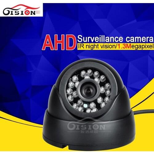 Gision Plastic Dom Indoor Vehicle Camera Free Shipping Night Vision IR 1.3MP AHD Car Camera 4 Pin Bus/Taxi/Van Camera