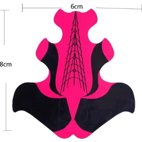 Shellhard 100pcs Butterfly Paper Nail Art Extension Guide Tips UV Gel Form Practical French Guide Sticker For Manicure Tools