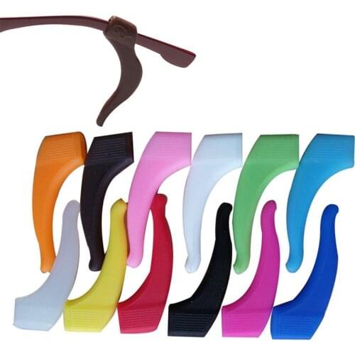 1 Pairs Silicone Anti-slip Holder Ear Hook Sports Eyeglass Temple Tip Sleeve Stoppers Mirror Leg Glasses Grip Eyewear Accessory