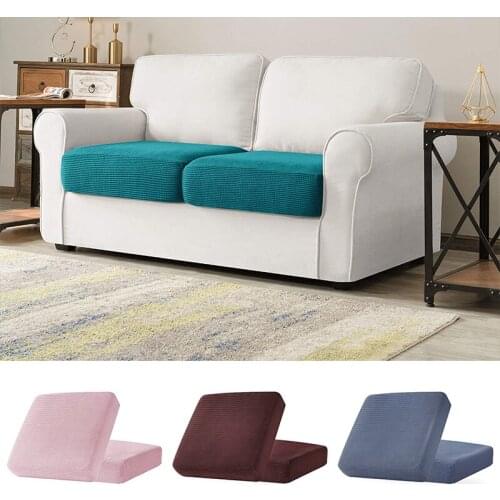 Nordic Sofa Cover Seat Cushion Cover Furniture Protector for Pets Kids Polar Fleece Stretch Washable Corduroy Slipcover