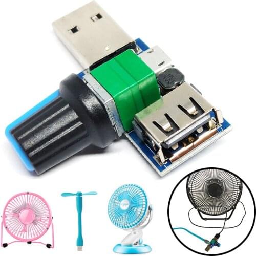 USB Wind Speed Controller With Speed Module Air Volume Regulator Cooling Mute Multifunction Noise Reduction Switch Module
