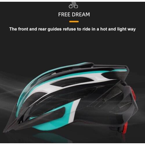 Cycling Helmet Ultralight Removable Sun Visor And LED Rear Light MTB Road Bike Helmet Bicycle Helmet Cycling Safely Cap New