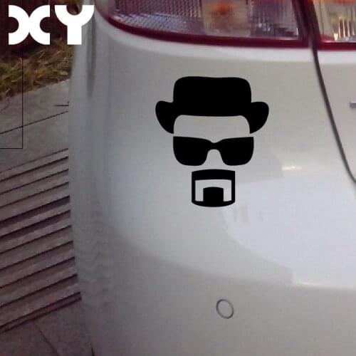 Heisenberg Vinyl Car Window Decal Breaking Bad Walt White Cook Sticker/ Black/Silver