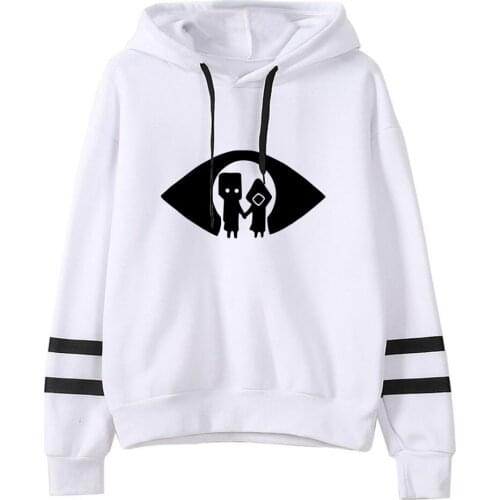 Little Nightmares Hoodies Womens Sweatshirt White Casual Spring Autumn Pullover In-game Character Little Nightmares Six Hoodie