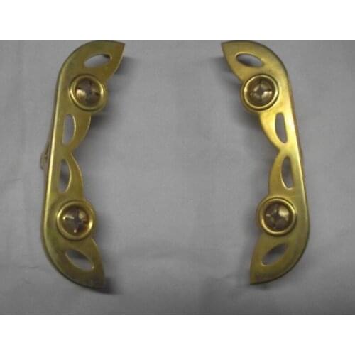 2 pcs Alto sax repair parts Brass unpainted
