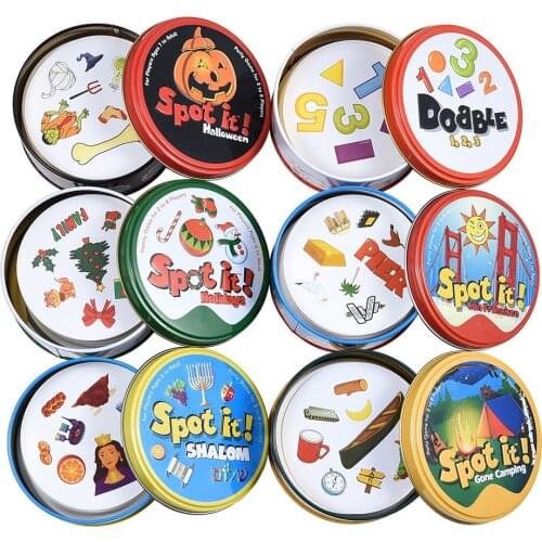 83mm Kid Yellow Box Card Game Toy Box Sport Go Camping Hip Kids Board Games Gift Animals Alphabet 123