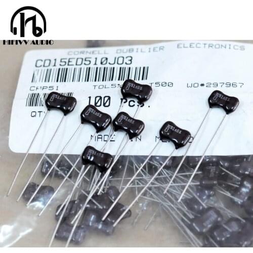America CDM Silver Mica Infinite Capacitor of audio hifi amplifier 500V 51P 51PF Error 5