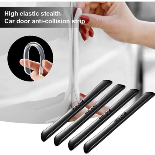 Car Anti-Collision Door Protector Side Edge Protection Guards Stickers Universal Fit For Most Cars Auto Replacement Parts