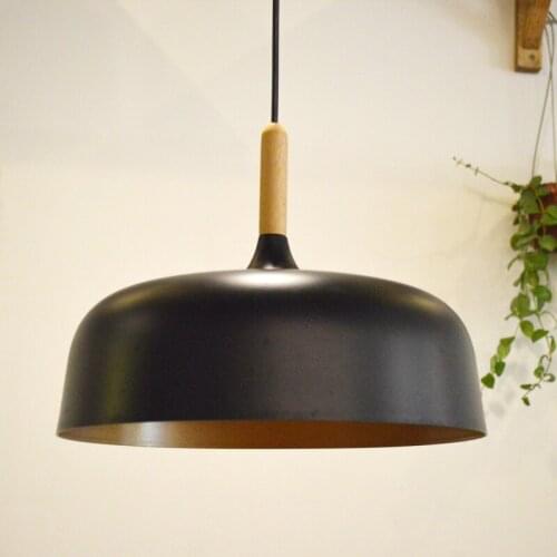 Free shipping Wood + Aluminum Ceiling light bar restaurant bedroom Lamp Retro single head wood lamps