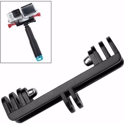 Double Bracket Bridge Connector with Screw For Gopro hero 4 3+ 4s 3 Xiaoyi SJ4000 SJ5000 SJ6000 Selfie Holder Mount