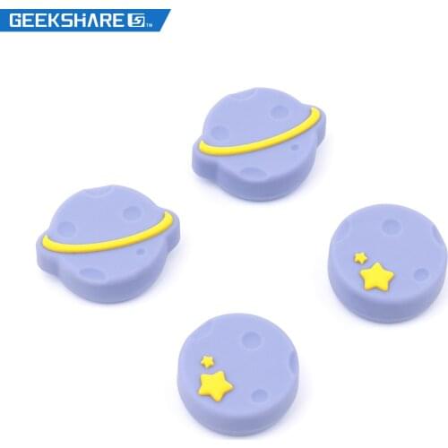 Geekshare Soft Thumb Stick Grip Cap Joystick Protective Cover For Nintendo Switch Happy Plant Joy-con Controller Thumbstick Case