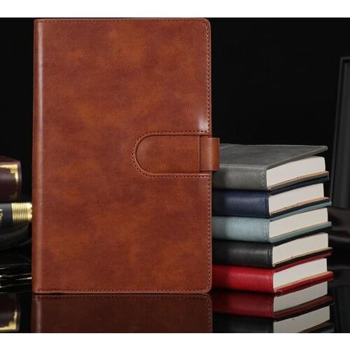 Good pu leather Horizontal line Journal Horizontal line Notebook 186 Pages, Size 5.7X8.2 Inch, high quality paper DIY Planner
