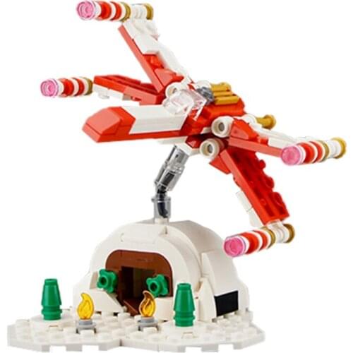 20th Years Editon Poe Damerons X-wing Aircraft Fighter high-tech Building Blocks Star Space Series War Bricks Toys Kid Gift