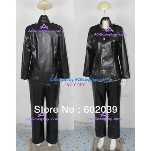 Katekyo Hitman Reborn! Mukuro Rokudo Cosplay Costume GOOD quality faux leather made ACGcosplay