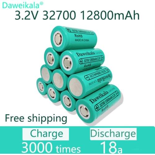 100% Original 32650 6500mAh 3.2V lifepo4 Rechargeable Battery Professional Lithium Iron Phosphate Power Battery with screw