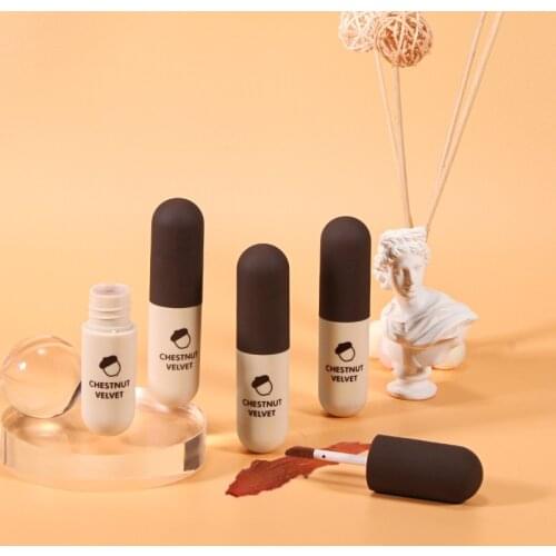 New Liquid Lipstick Matte Lip Mud Long Lasting Waterproof No-stick Cup Easy To Color Lip Glaze Lip Makeup Cosmetics TSLM1