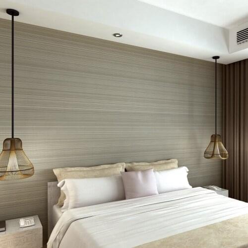 Beibehang papel de parede Non-woven wallpaper simple plain dark gray pinstripe wallpaper background wallpaper bedroom