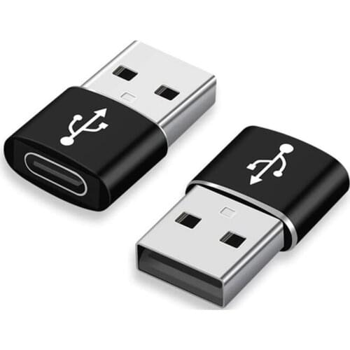 Type C Female to USB Male Adapter Converter Connector For Xiaomi Samsung Huawei Oneplus Laptop Type-C Phone Charger Cable