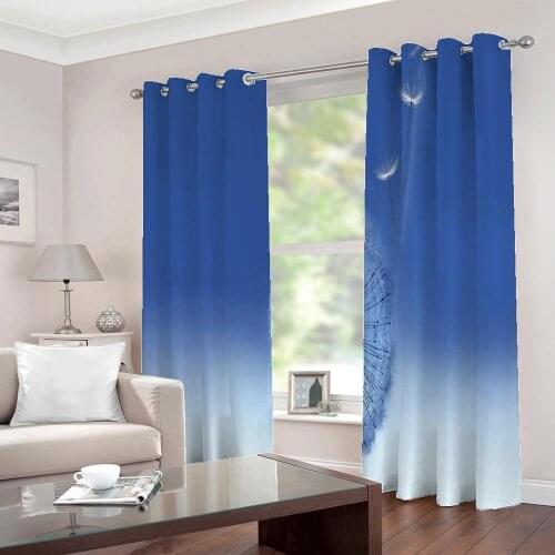 Custom Any Size Personality Space dazzling purple 3D Blackout Curtain Large Window For Living room Bedroom Drapes Sets