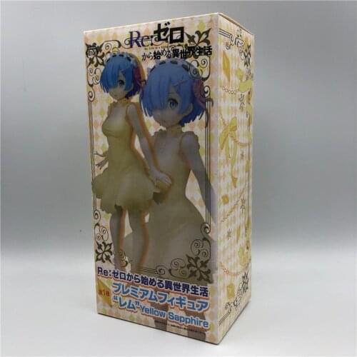 Rem:Life in a different world from zero Transparent Dress PVC Action Figure Cute Rem Collectible Model 23cm
