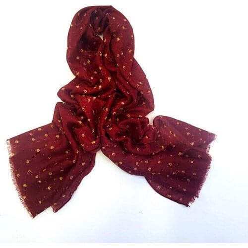 2021 Fashion Newest Women Floral Printed Pattern Cotton Voile Scarf 10pcs/lot