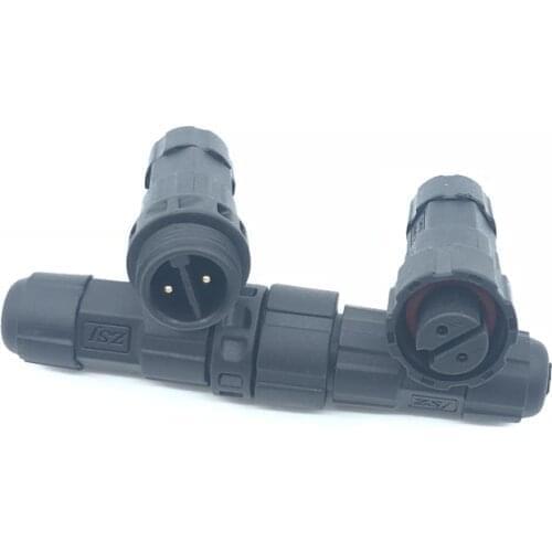 Male Female Plugs M16 Assembled Waterproof Electrical Cable Connector Plug Socket Connectors 2 3 4 5 6 7 8 9 10 12 Pins IP68