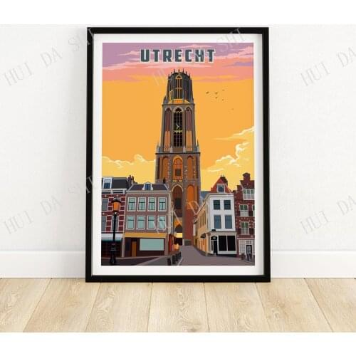 Utrecht Print | Netherlands Travel Poster | Wall Art | Travel Poster | Home Decor | Gift Idea