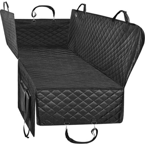 Waterproof Dog Car Seat Cover Dog Protector Travel Pet Car Accessories Pet Dog Carrier Car Hammock Cushion Rear Back Seat Mat